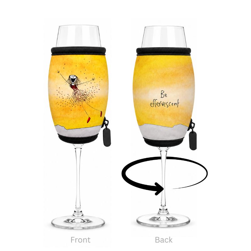 'Be effervescent' - Champagne Glass Cooler