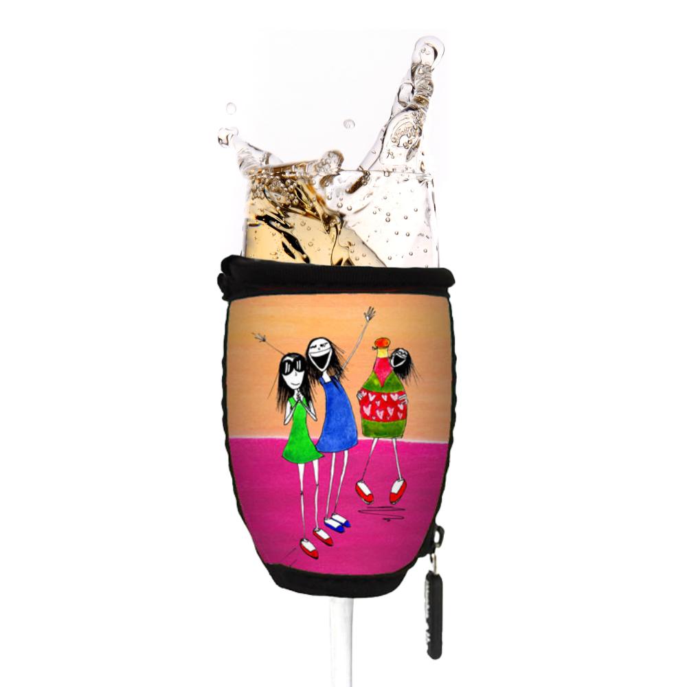 'Here's the champagne, surely we can think of something to celebrate' - Champagne Glass Cooler