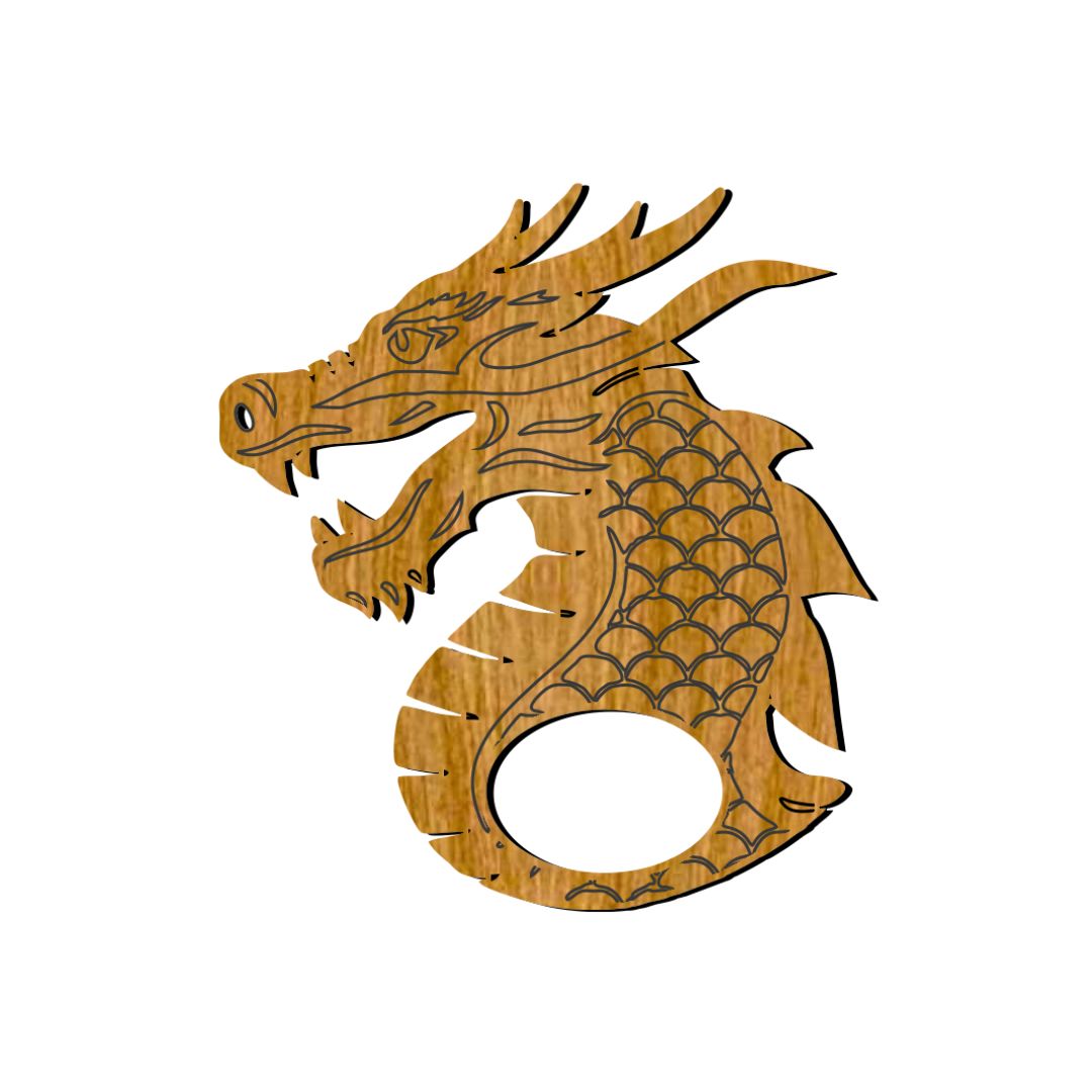 Dragon Glasses Brooch (6 Colors)