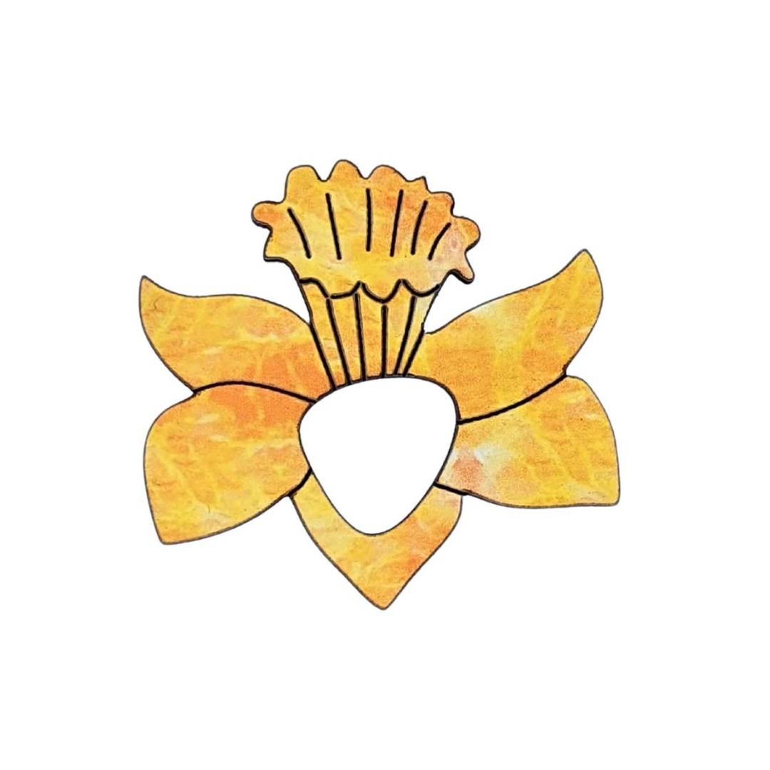 Daffodil Glasses Brooch