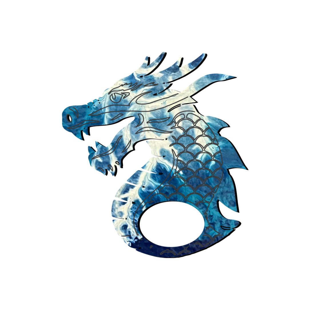 Dragon Glasses Brooch (6 Colors)