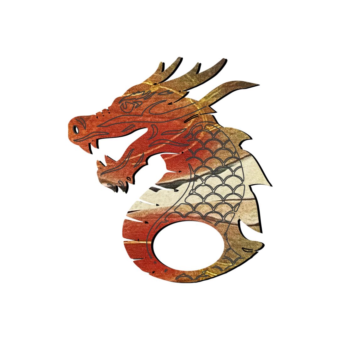 Dragon Glasses Brooch (6 Colors)