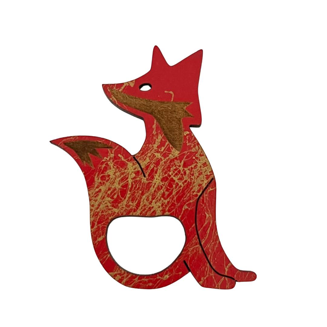 Fox Glasses Brooch (4 Colors)