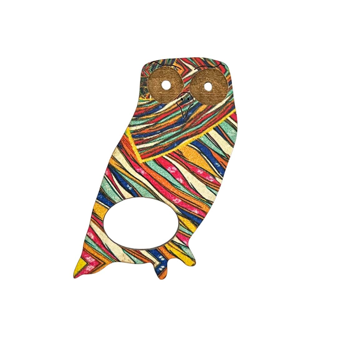 Owl Glasses Brooch (4 Colours)