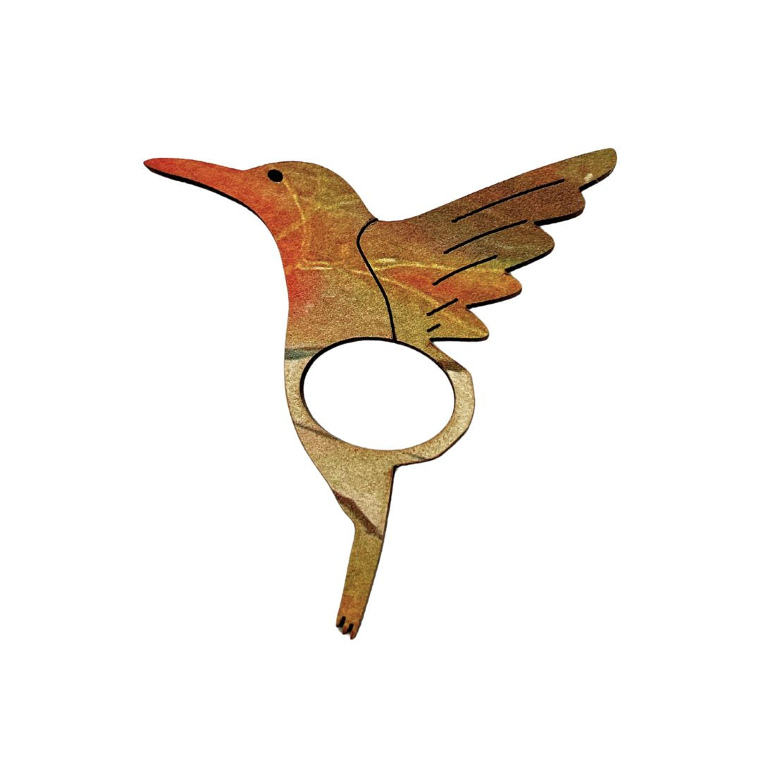 Hummingbird Glasses Brooch (8 Colors)