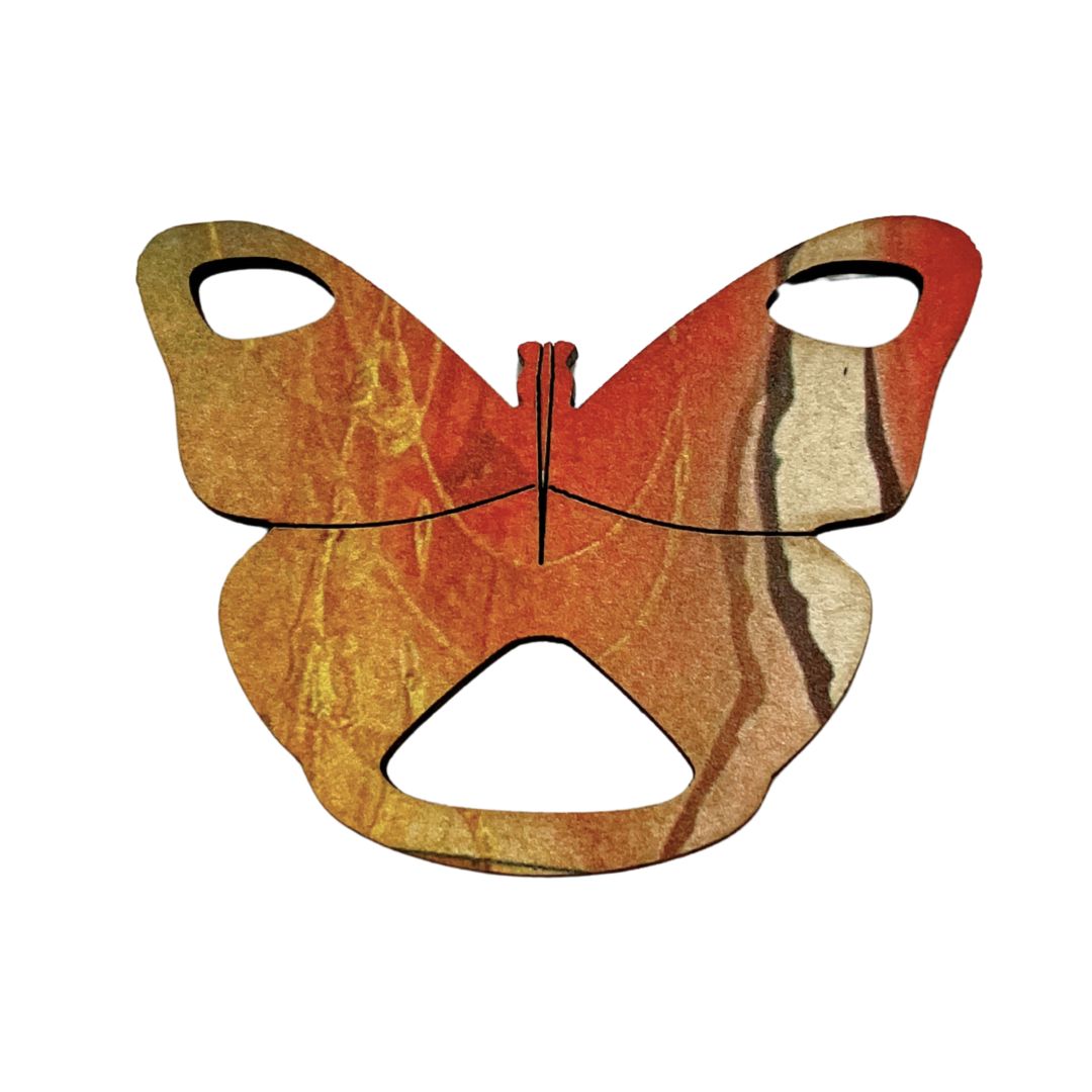 Butterfly Glasses Brooch (6 Colors)