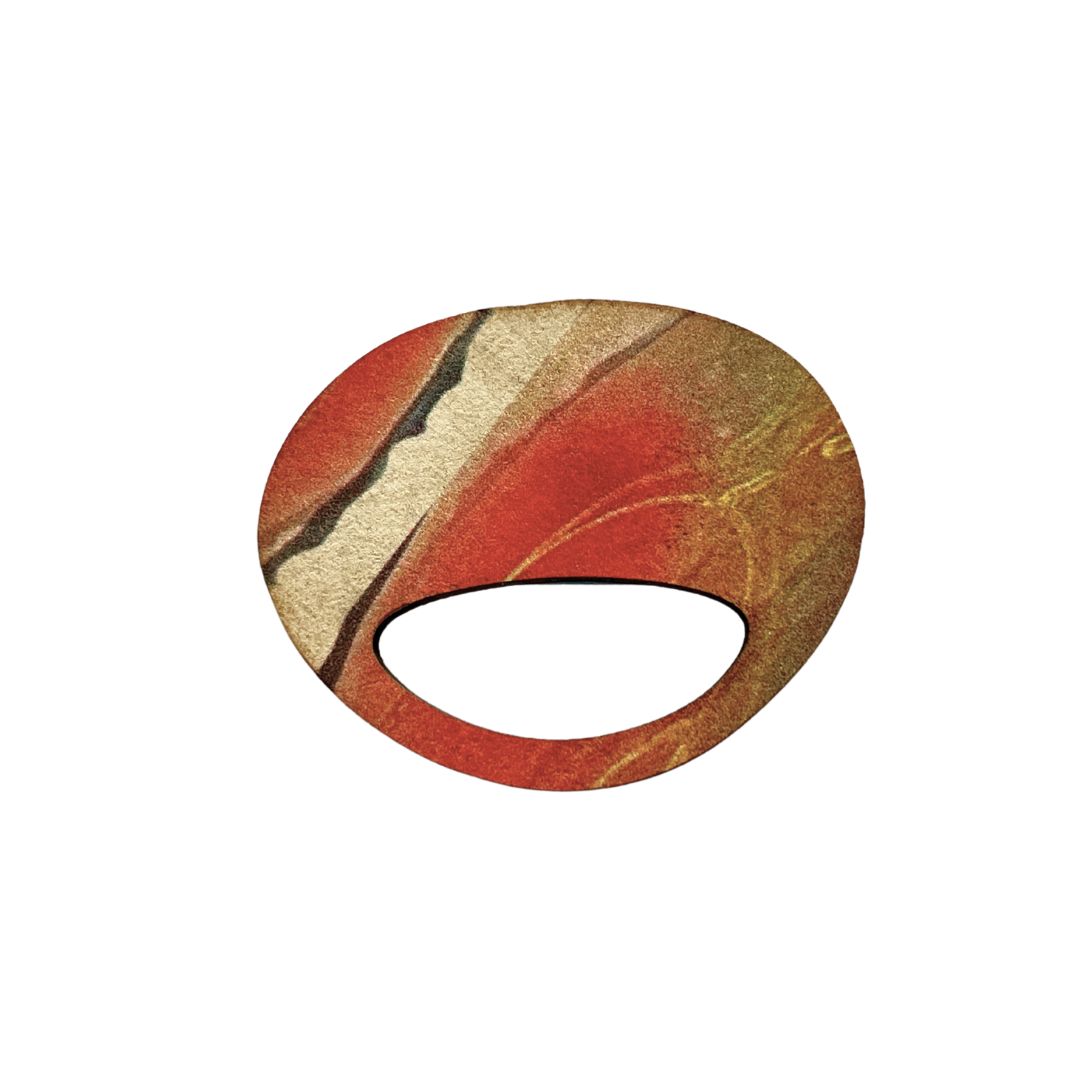 Pebble Glasses Brooch (9 Colors)