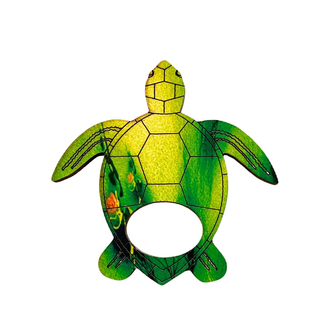 Turtle Glasses Brooch (6 Colors)