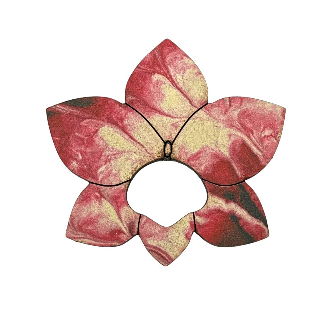 Orchid Glasses Brooch (8 Colors)