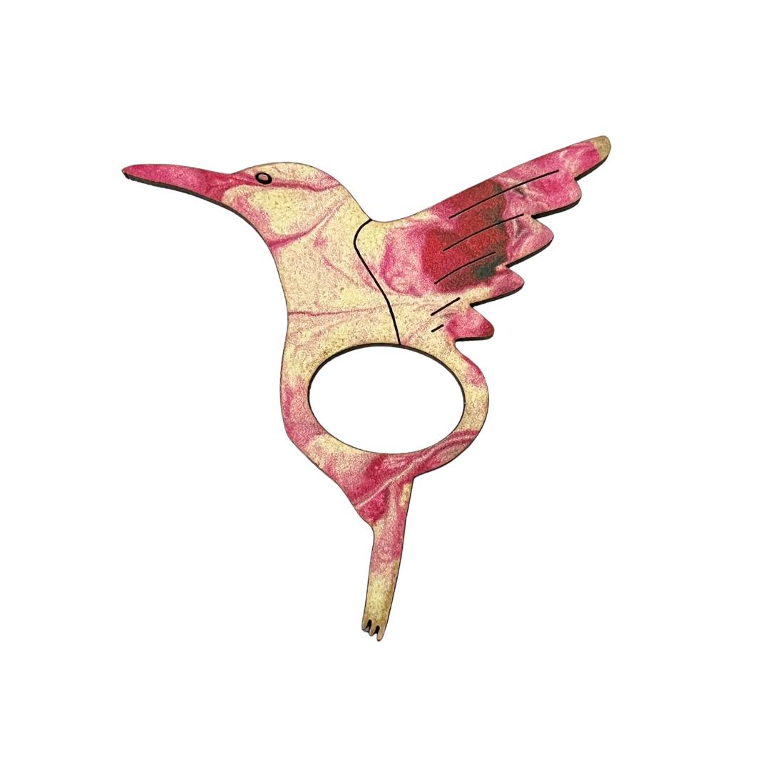 Hummingbird Glasses Brooch (8 Colors)