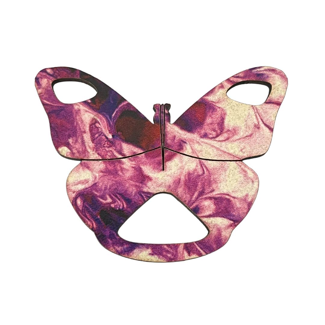 Butterfly Glasses Brooch (6 Colors)