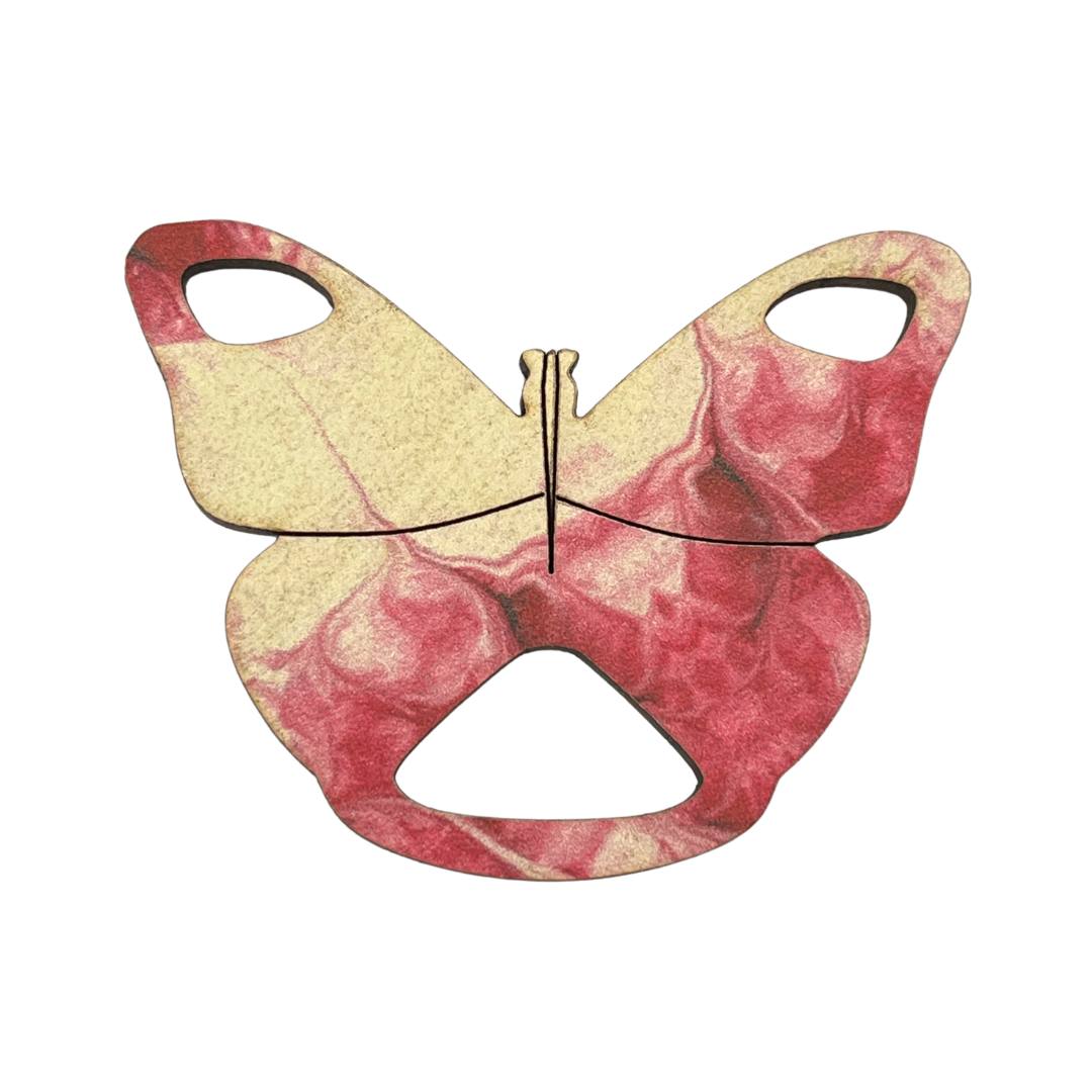 Butterfly Glasses Brooch (6 Colors)