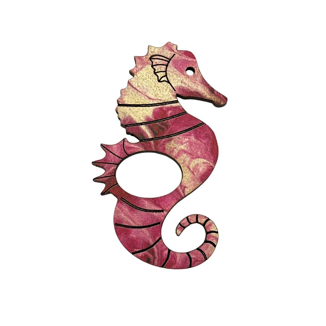 Seahorse Glasses Brooch (8 Colors)