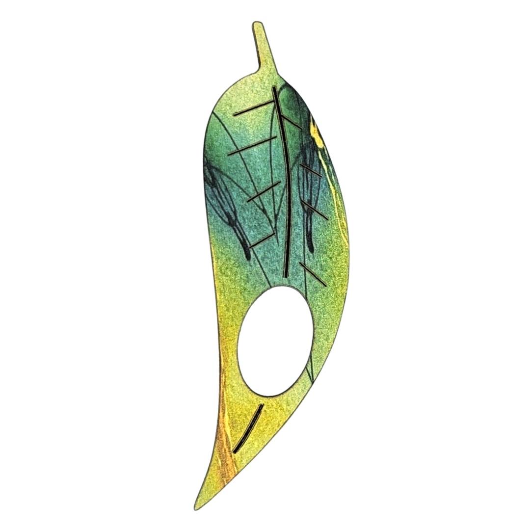 Gum Leaf Glasses Brooch (8 Colors)
