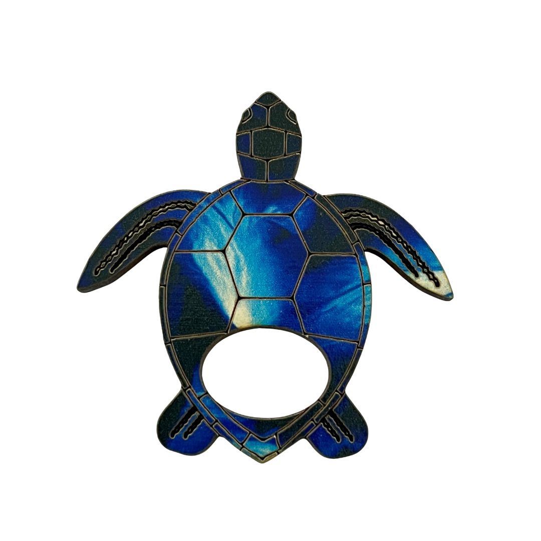 Turtle Glasses Brooch (6 Colors)