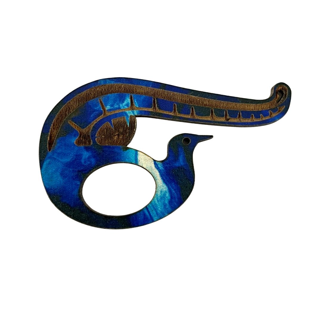 Lyrebird Glasses Brooch (5 Colors)