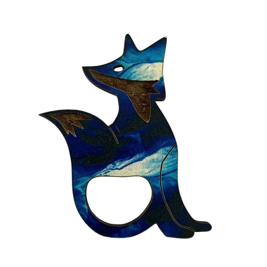 Fox Glasses Brooch (4 Colors)