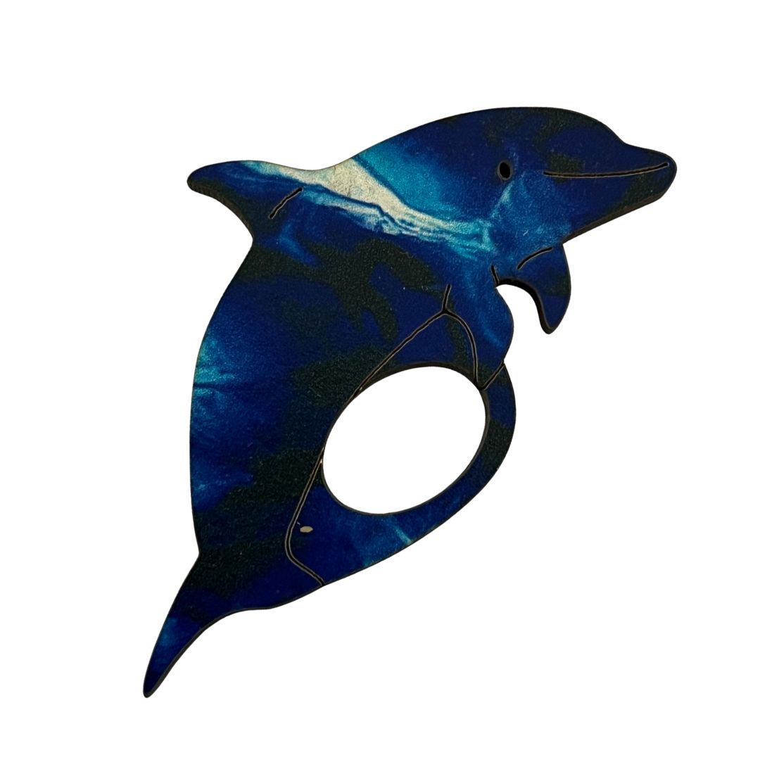 Dolphin Glasses Brooch (7 Colors)