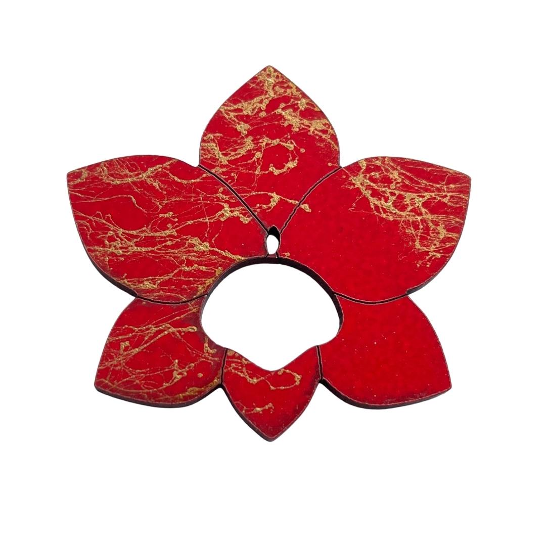 Orchid Glasses Brooch (8 Colors)