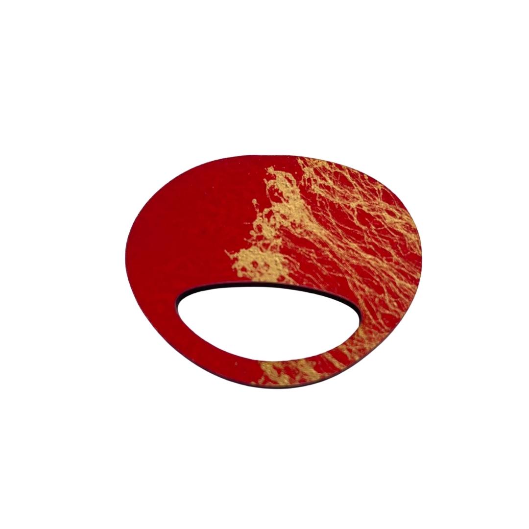 Pebble Glasses Brooch (9 Colors)