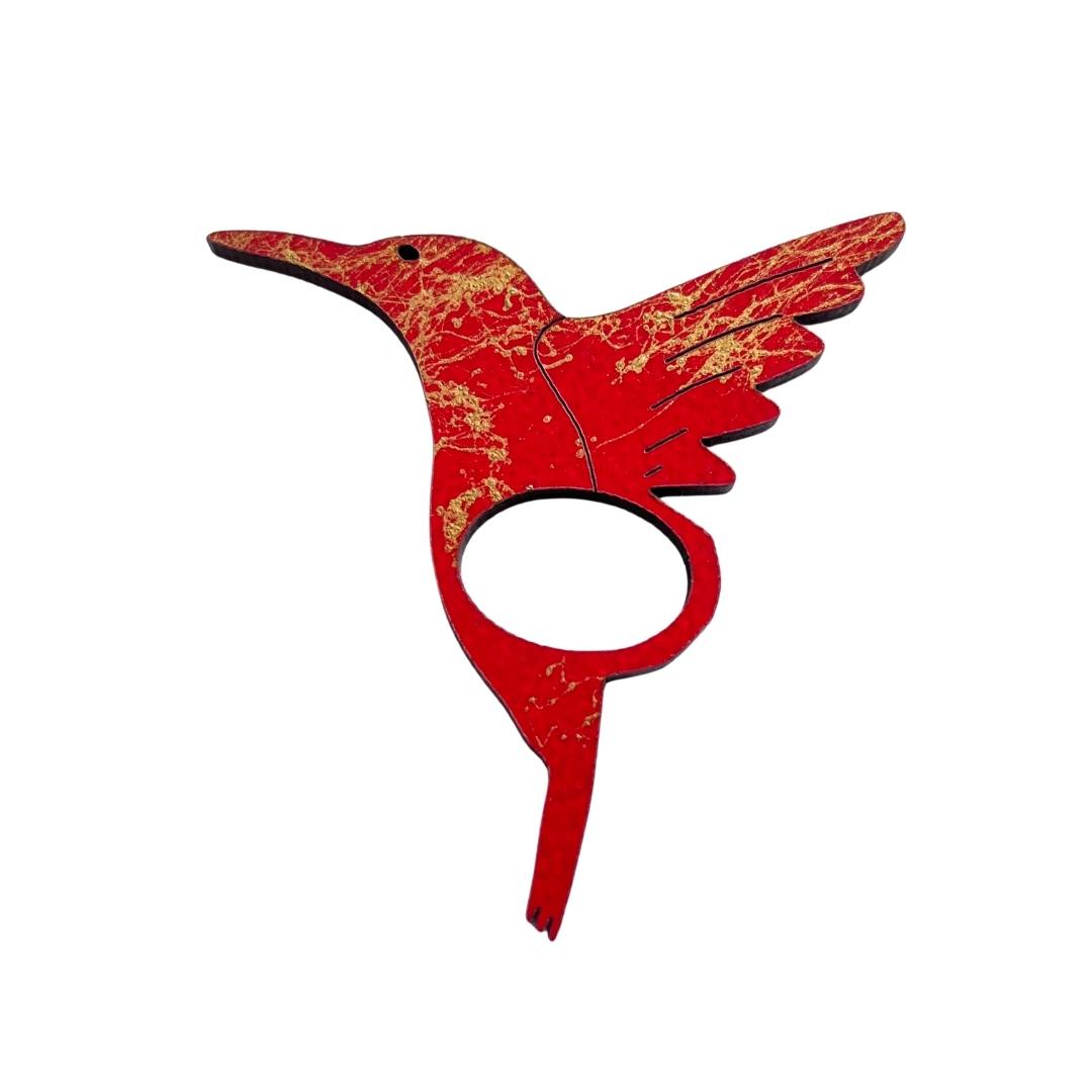 Hummingbird Glasses Brooch (8 Colors)