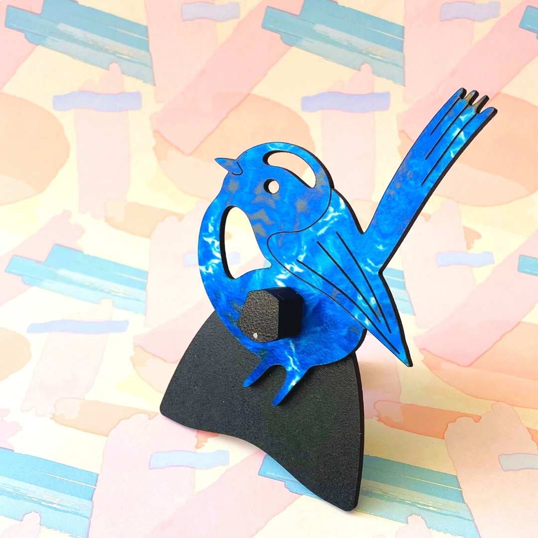 Blue Wren Glasses Stand (2 Colors)