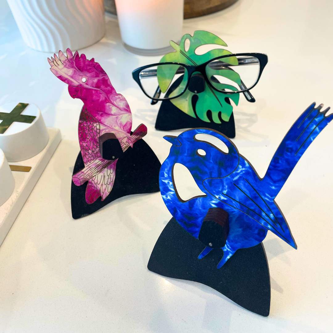 Pink Galah Glasses Stand