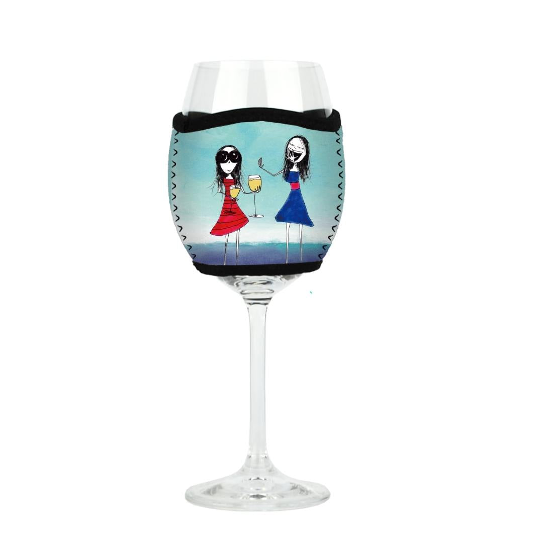 'Things I never say - no wine for me' - Wine Glass Cooler