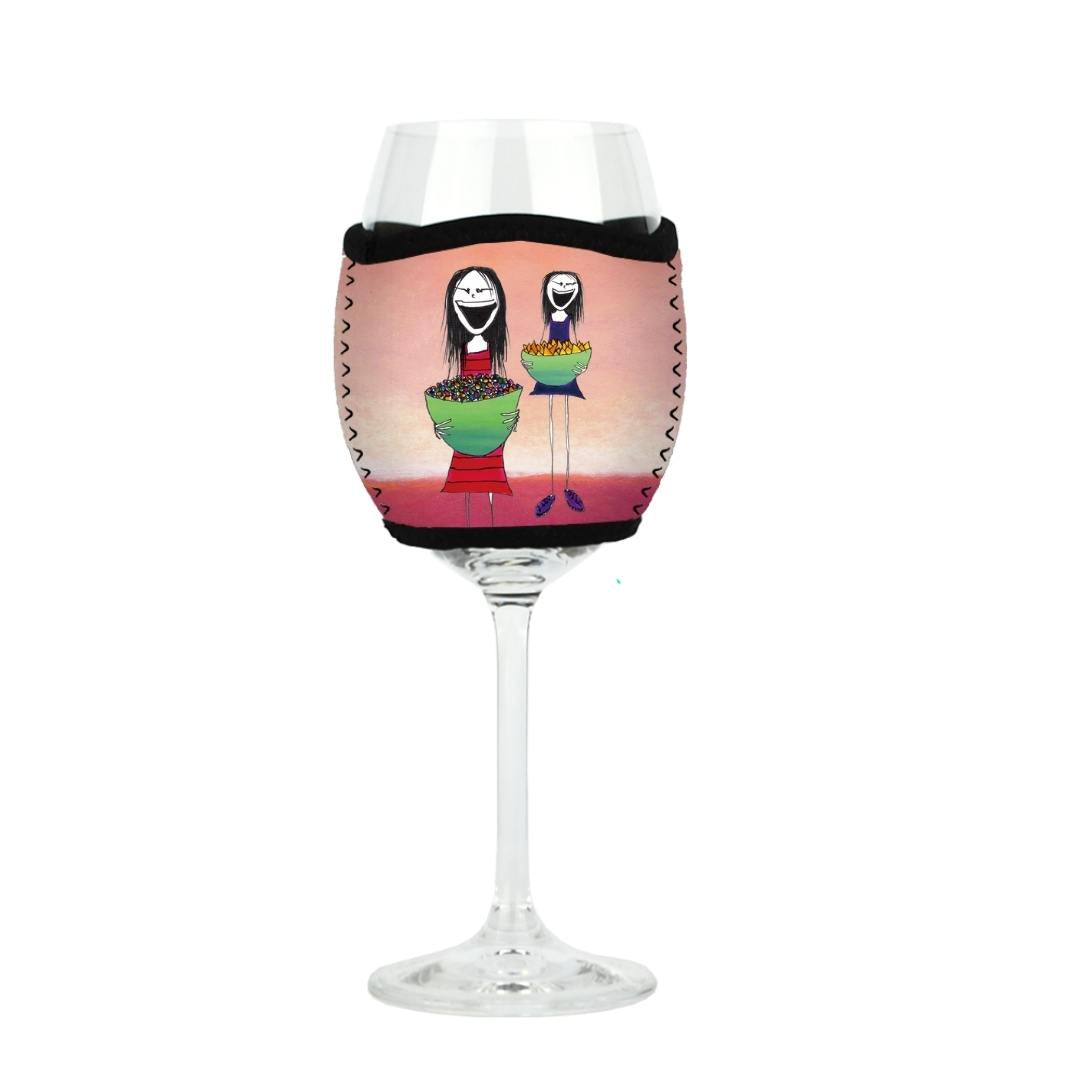 'Things I never say - I'll only have half' - Wine Glass Cooler