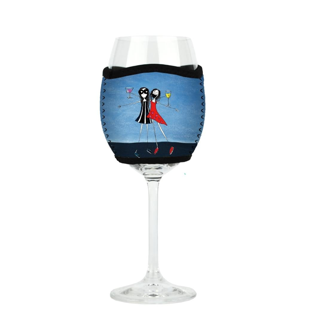 Yes, we are the cutest and funniest'- Wine Glass Cooler