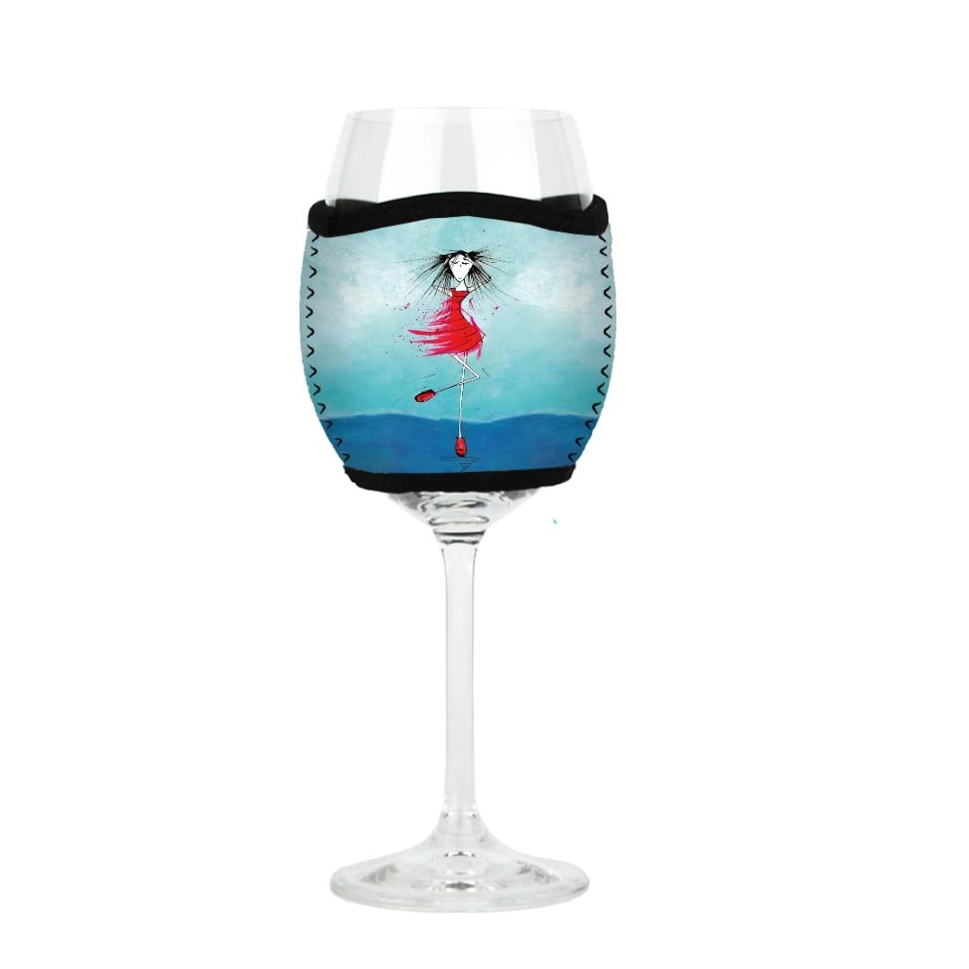 'Please return to the girl having a meltdown' - Wine Glass Cooler