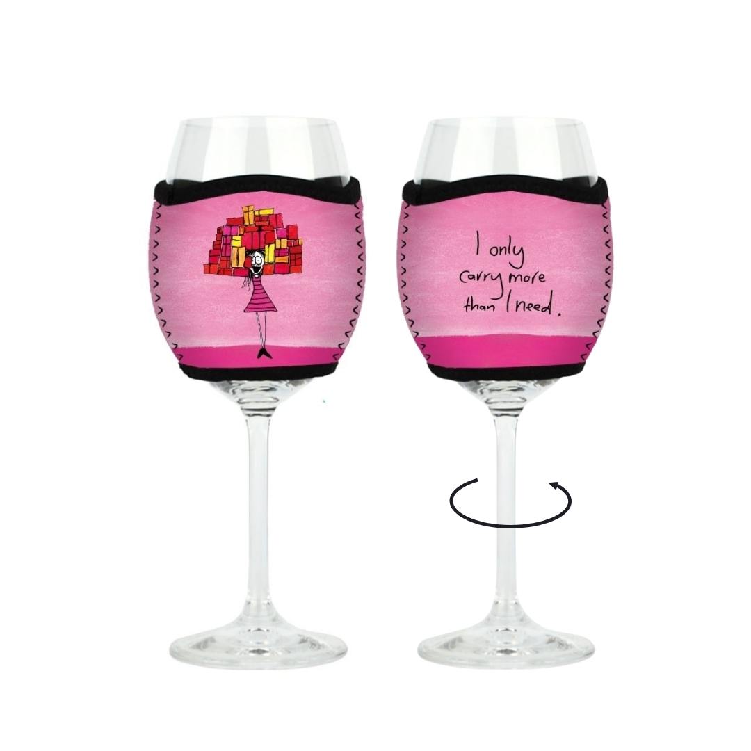 'I only carry more than I need' - Wine Glass Cooler