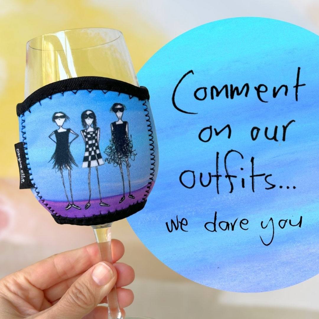 3 Pack Wine Glass Coolers - Dare You, Carry More, Meltdown