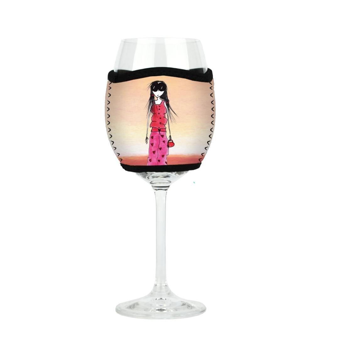'I just don't feel like being fabulous today' - Wine Glass Cooler