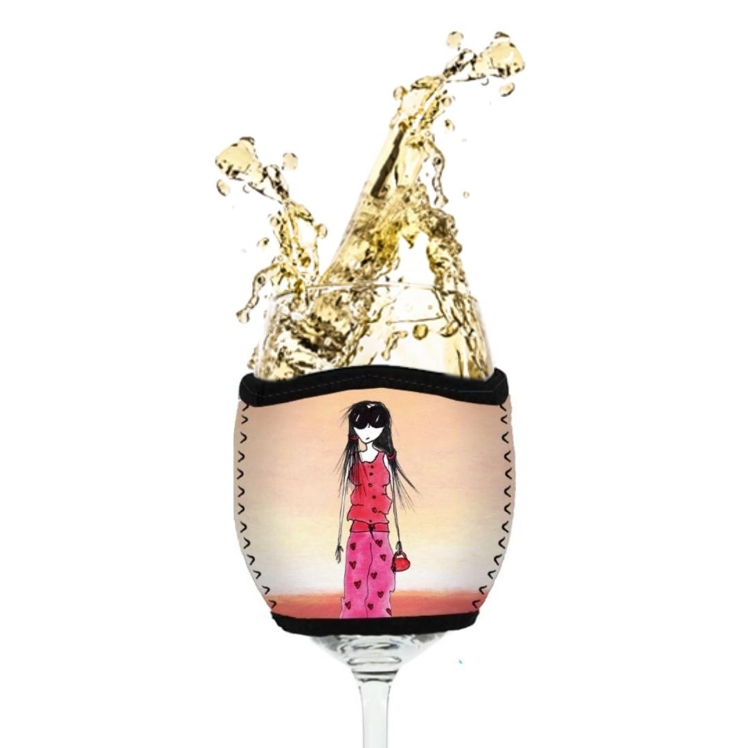 'I just don't feel like being fabulous today' - Wine Glass Cooler