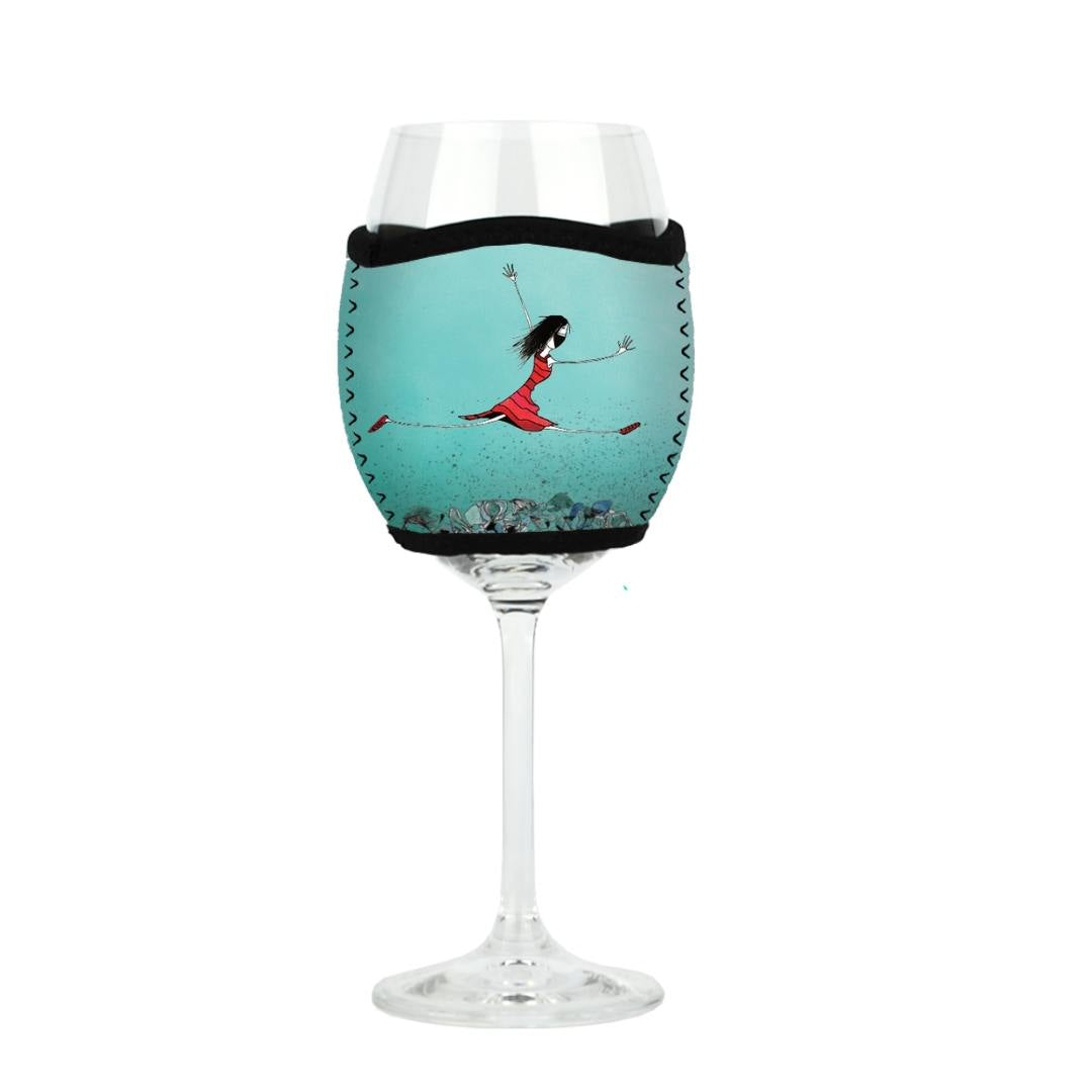 'Yes, we are gliding over the chaos with the greatest of ease' - Wine Glass Cooler