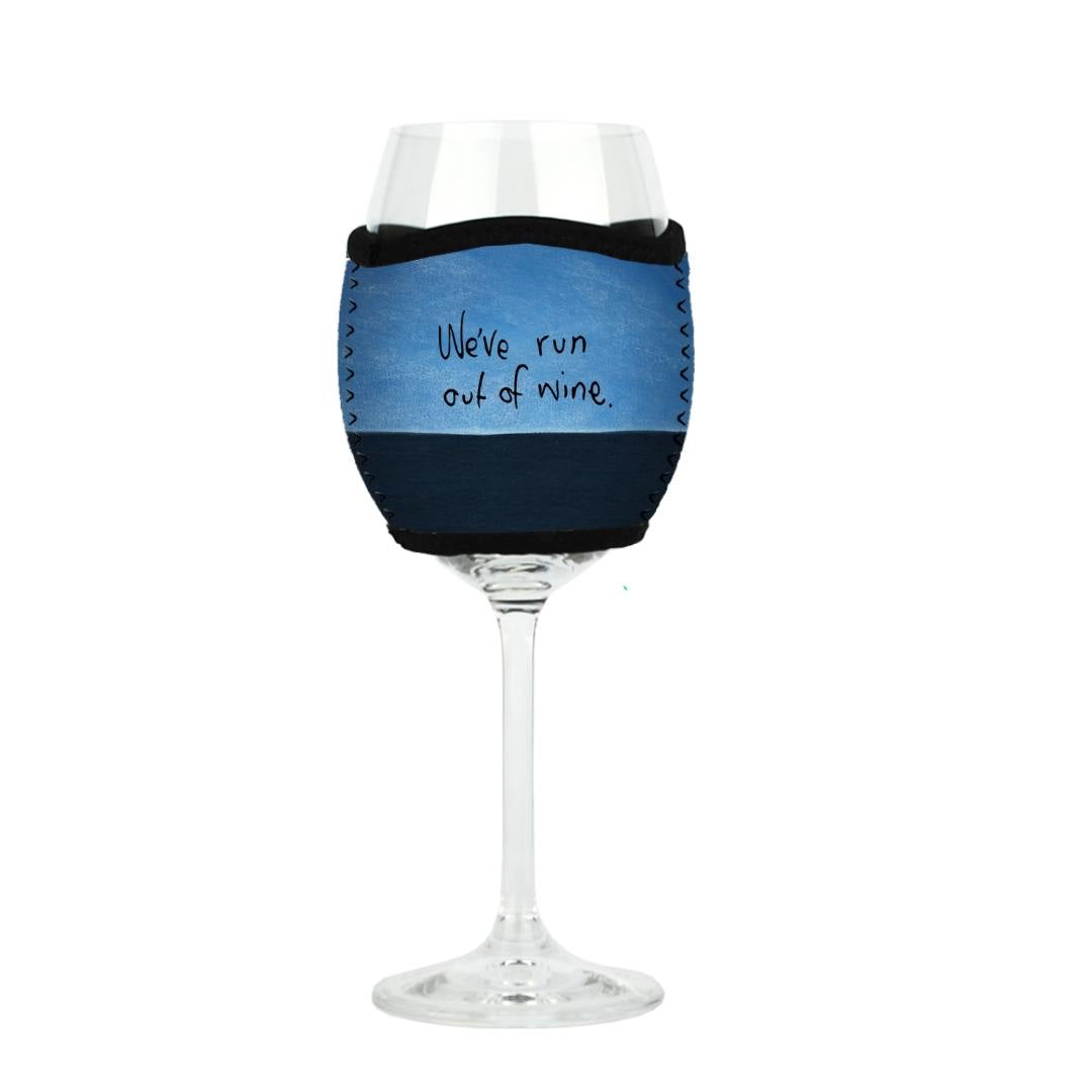 'We've run out of wine' - Wine Glass Cooler