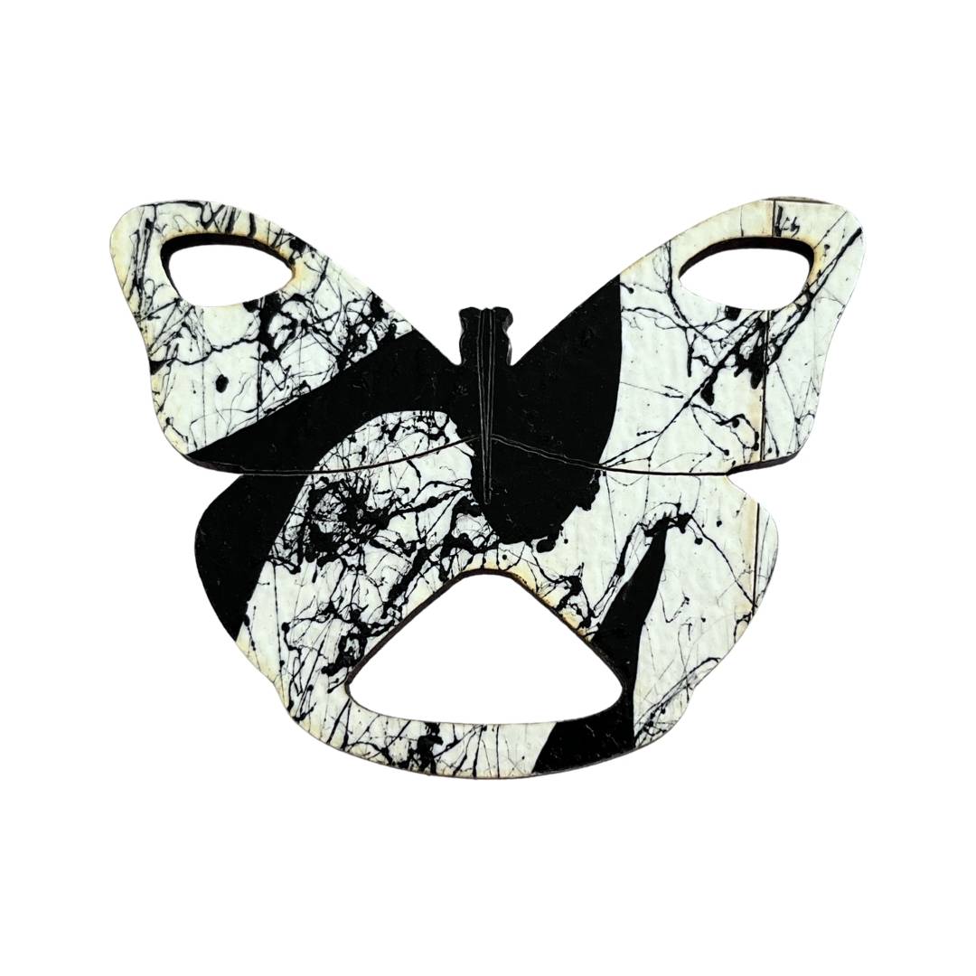 Butterfly Glasses Brooch (6 Colors)