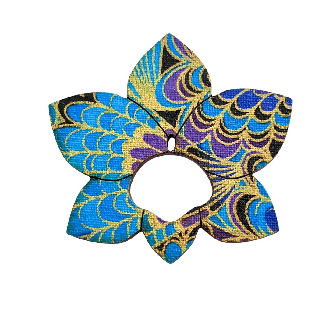 Orchid Glasses Brooch (8 Colors)