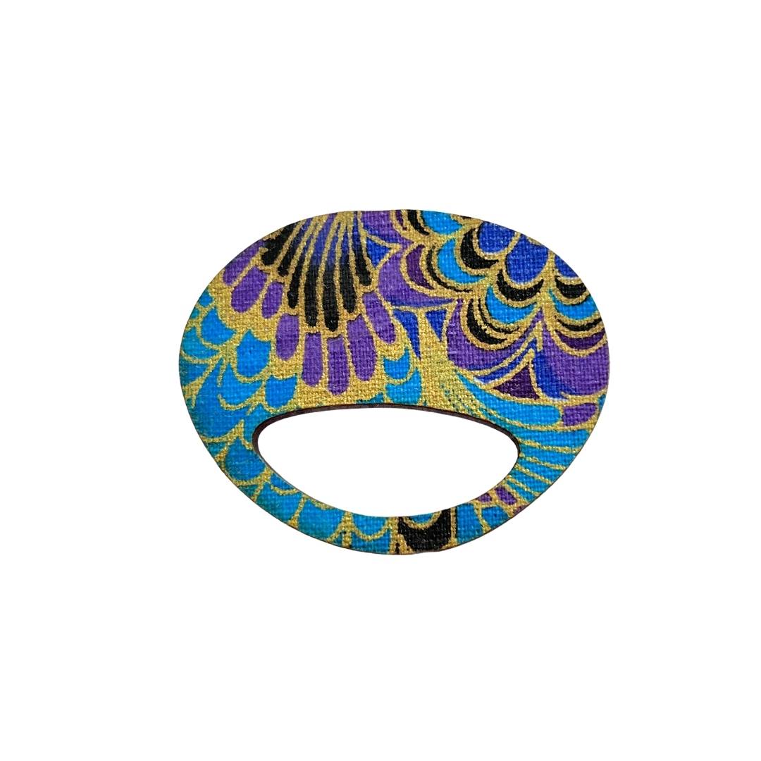 Pebble Glasses Brooch (9 Colors)