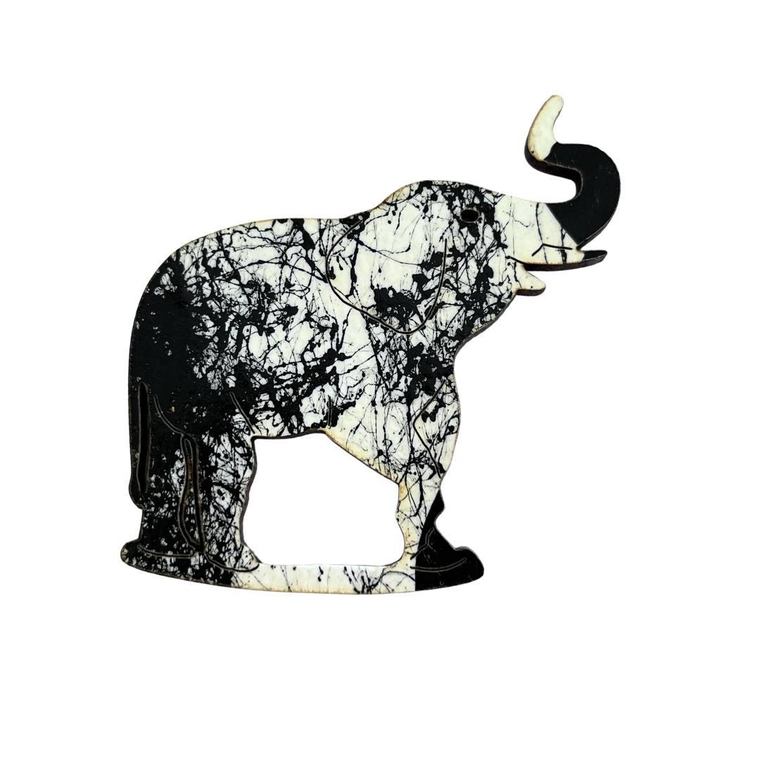 Elephant Glasses Brooch (8 Colors)