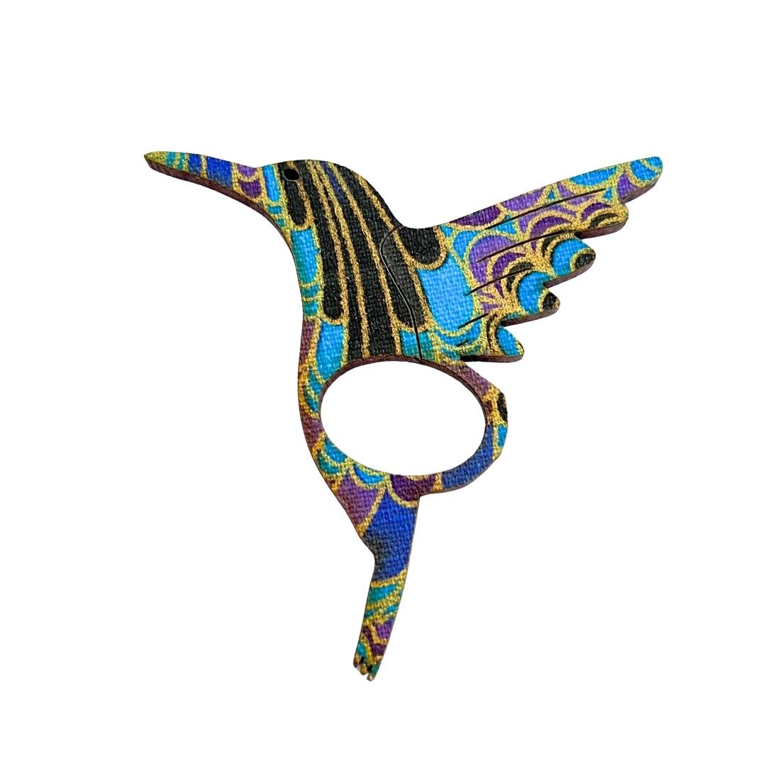 Hummingbird Glasses Brooch (8 Colors)