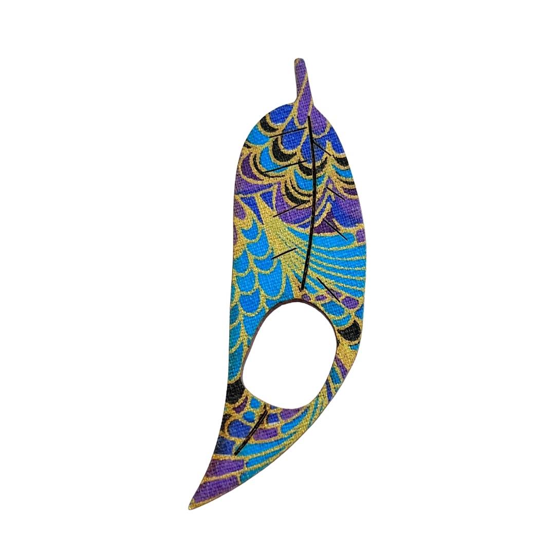 Gum Leaf Glasses Brooch (8 Colors)
