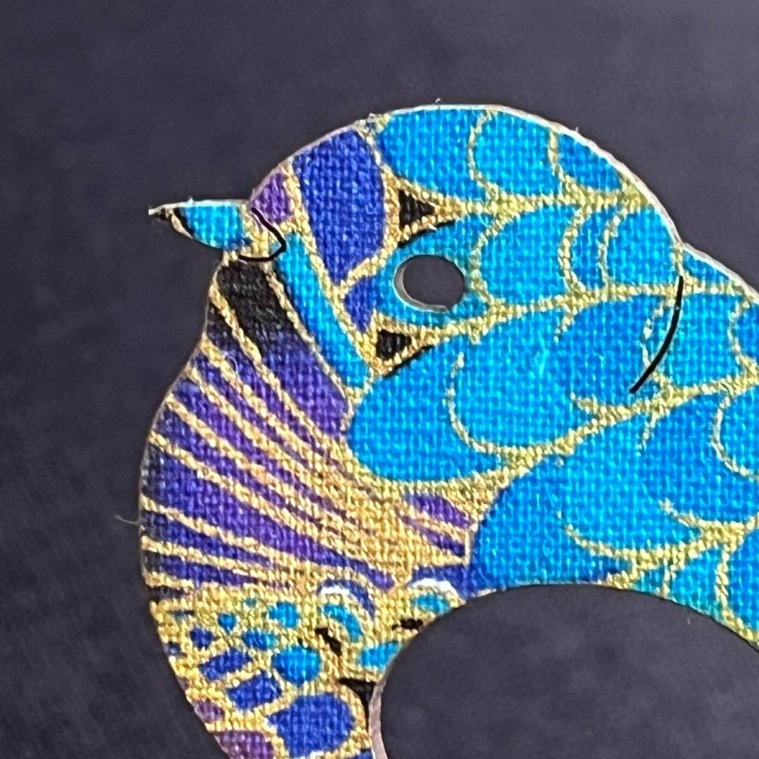 Blue Wren Glasses Brooch (9 Colors)