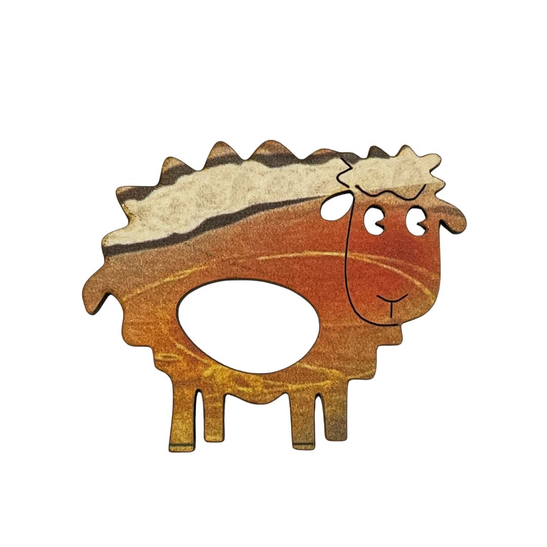 Sheep Glasses Brooch (4 Colors)