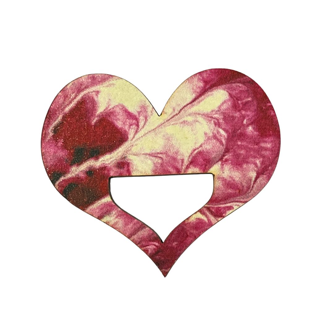 Heart Glasses Brooch (3 Colors)