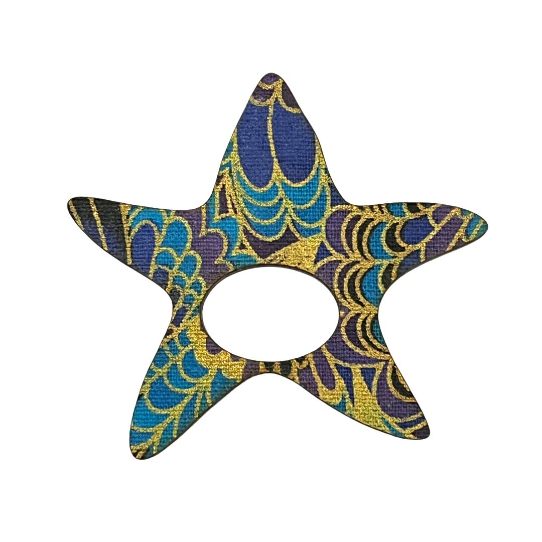 Star Glasses Brooch (3 Colors)
