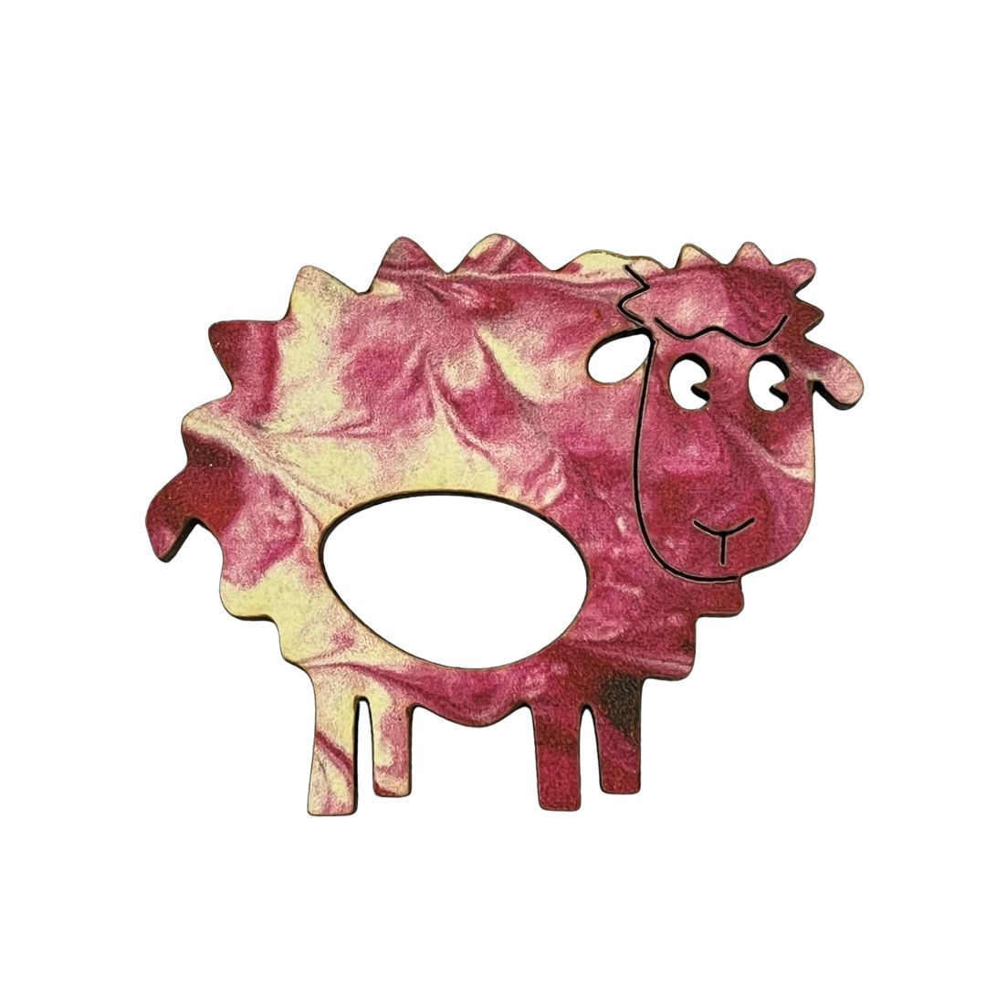 Sheep Glasses Brooch (4 Colors)