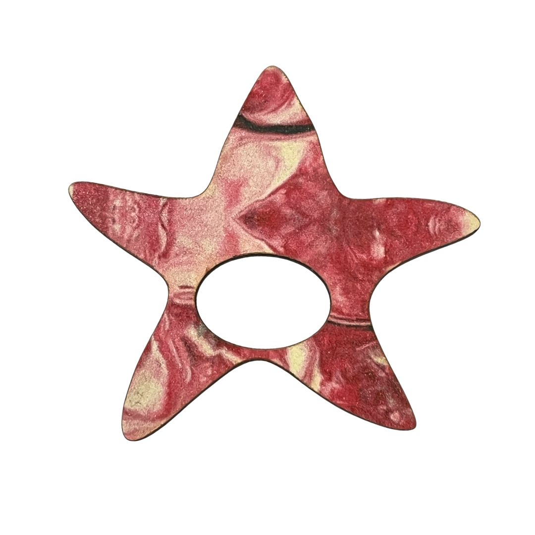Star Glasses Brooch (3 Colors)