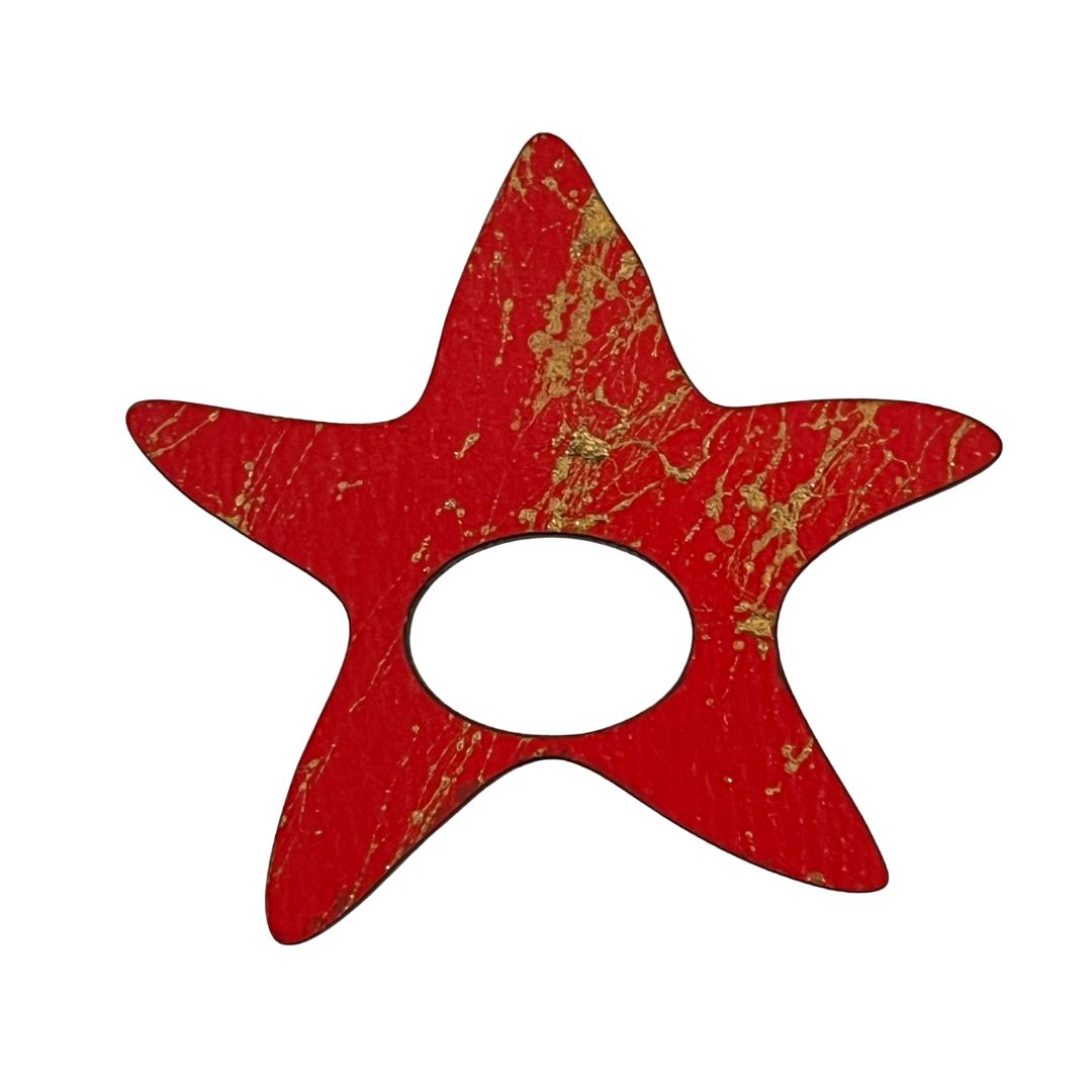 Star Glasses Brooch (3 Colors)